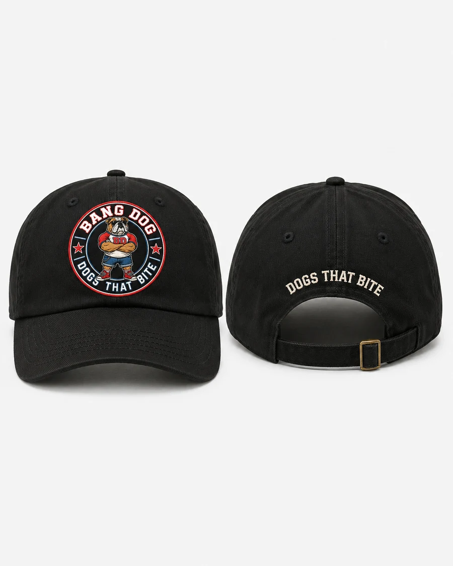 Bang Dog cap front and back product image